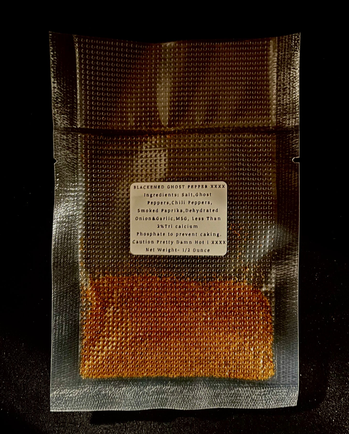 Blackened Ghost Pepper Seasoning Hot 1/2 Ounce
